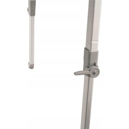 Folding bamboo table for a camper