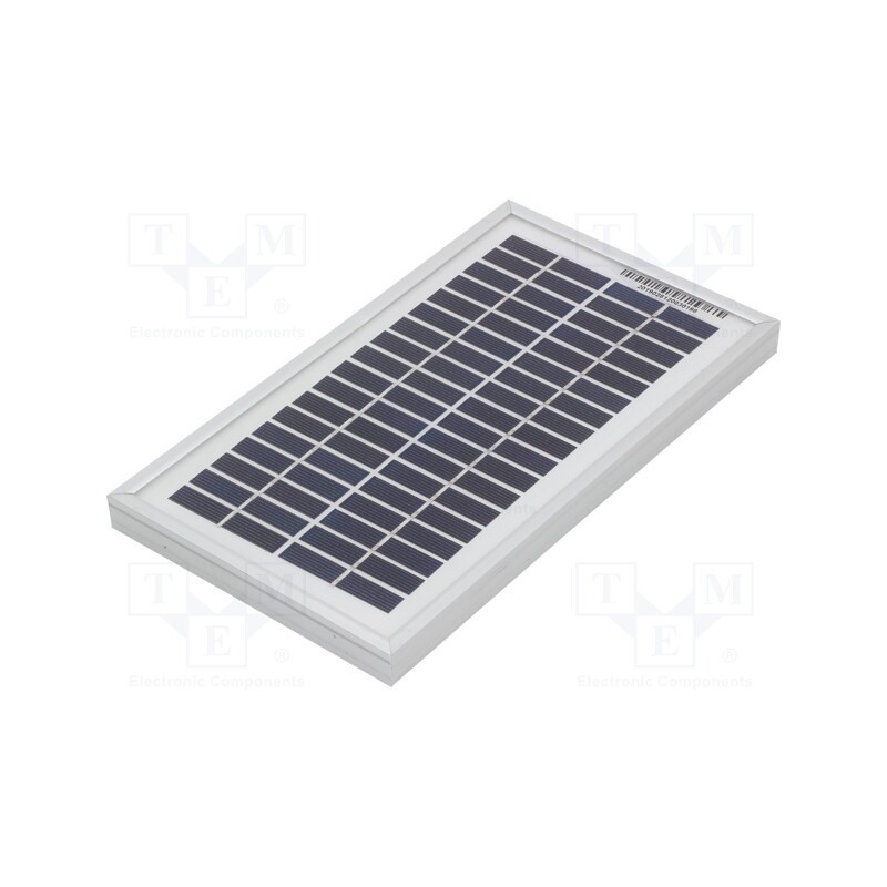 1 pcs x CELLEVIA POWER - CL-SM3P - Photovoltaic cell, polycrystalline silicon, 251x140x17mm, 3W