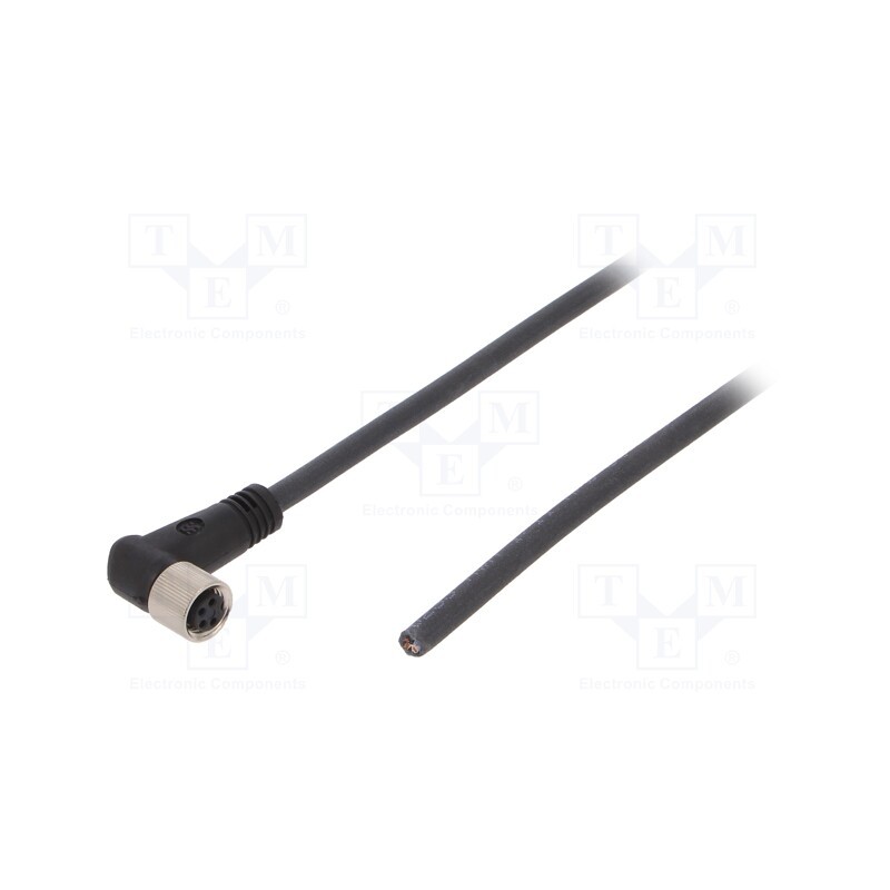 1 pcs x WEIDMu00dcLLER - SAIL-M8BW-4-5.0U - Connection lead, M8, PIN: 4, angled, 5m, plug, 30VAC, 4A, -25÷80°C