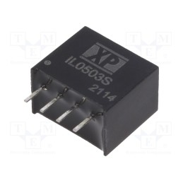1 pcs x XP POWER - IL0503S - Converter: DC/DC, 2W, Uin: 5V, Uout: 3.3VDC, Iout: 400mA, SIP, 70kHz