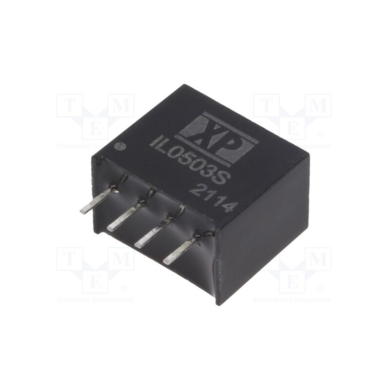 1 pcs x XP POWER - IL0503S - Converter: DC/DC, 2W, Uin: 5V, Uout: 3.3VDC, Iout: 400mA, SIP, 70kHz