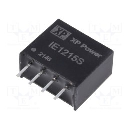1 pcs x XP POWER - IE1215S - Converter: DC/DC, 1W, Uin: 12V, Uout: 15VDC, Iout: 66mA, SIP, 150kHz