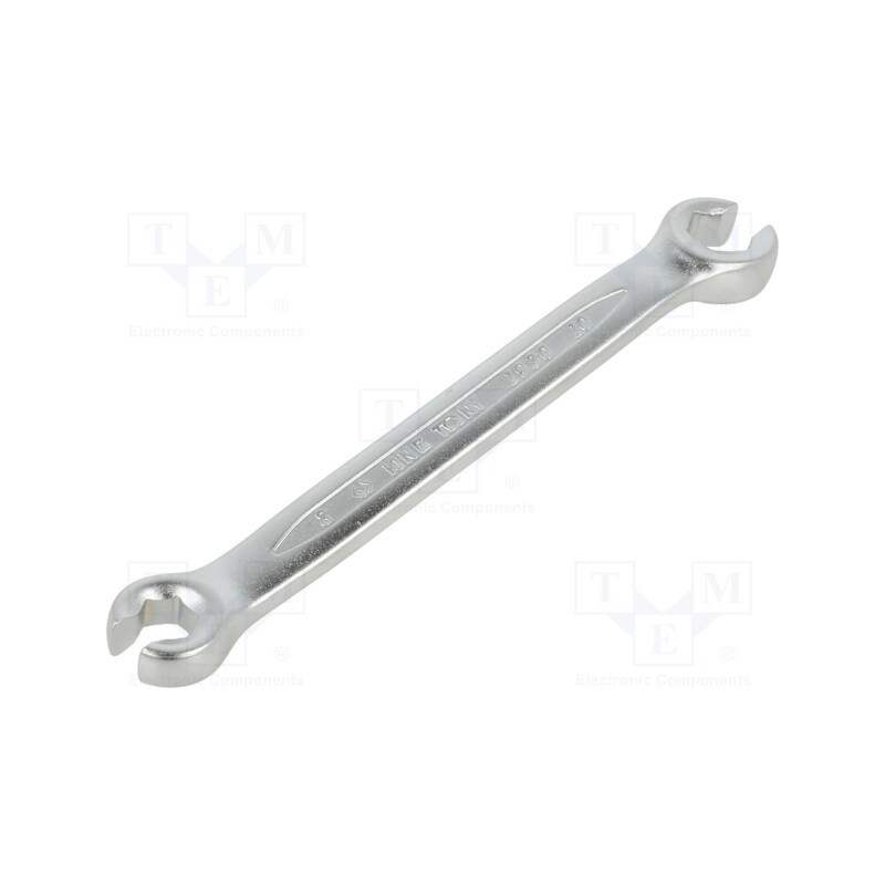 1 pcs x KING TONY - 19300810 - Wrench, for brake lines, 8mm,10mm, Chrom-vanadium steel, L: 130mm