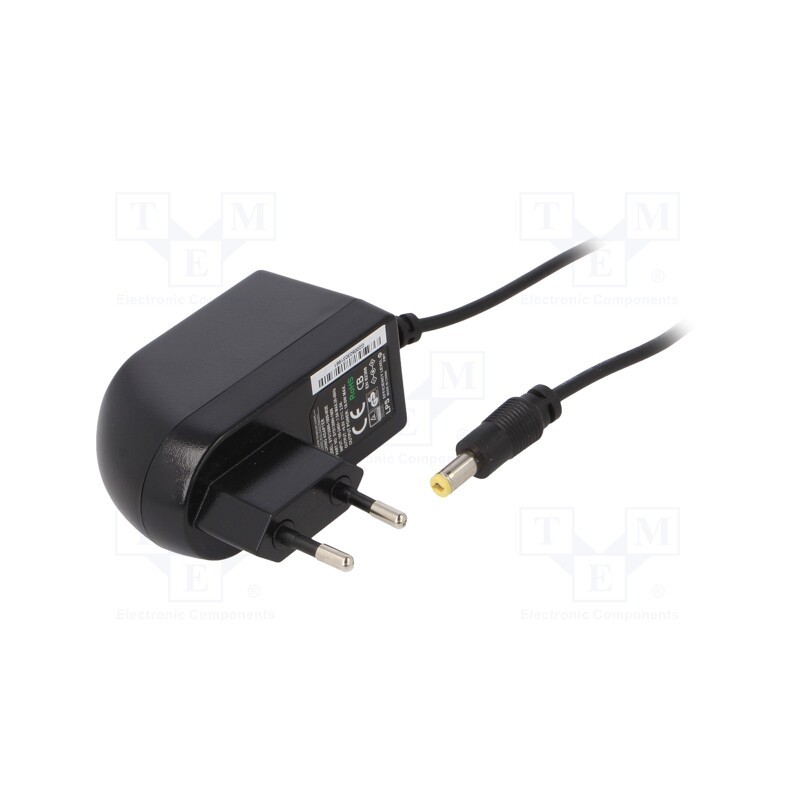 1 pcs x SUNNY - SYS1308N-1809-W2E - Power supply: switched-mode, plug, 9VDC, 2A, 18W, Plug: EU, 81.39%