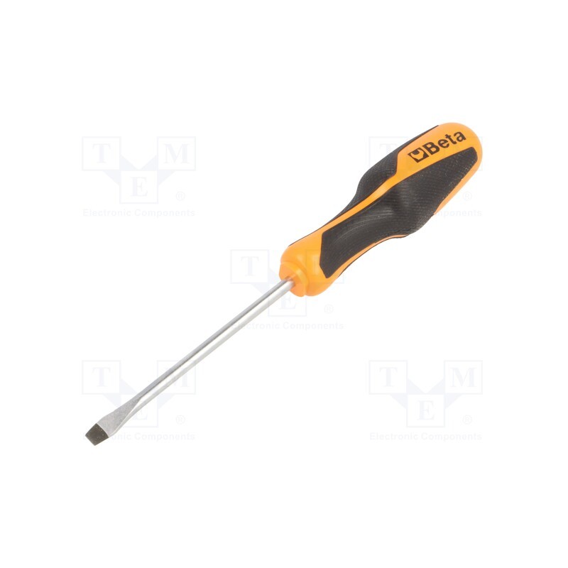 1 pcs x BETA - 12600039 - Screwdriver, slot, 5,5x1,0mm, BETAGRIP, Blade length: 100mm