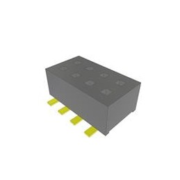 1 pcs : CLP-104-02-G-D-TR - Headers & Wire Housings Low Profile Dual-Wipe Socket, .050' Pitch