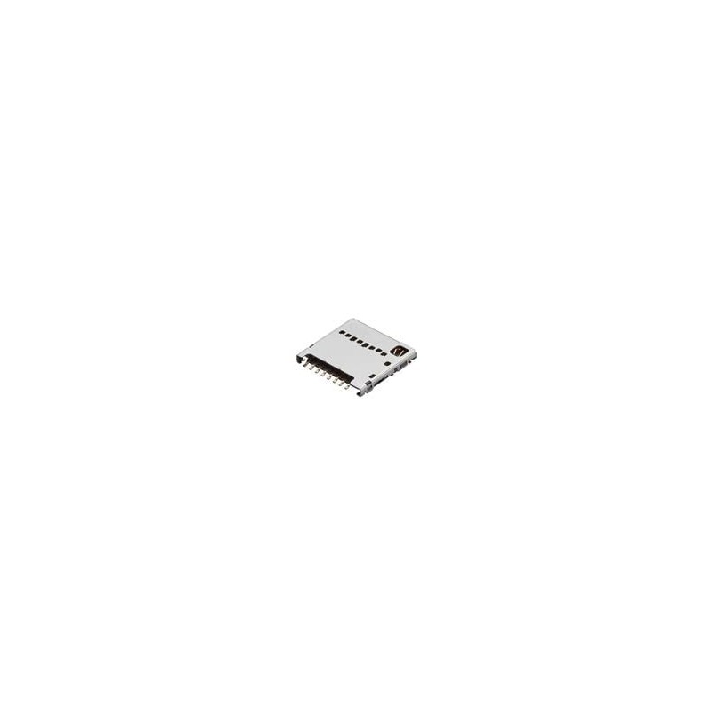 1 pcs : 104031-0811 - Memory Card Connectors MICRO SD PUSH-PULL SMT 1.42MM HEIGHT