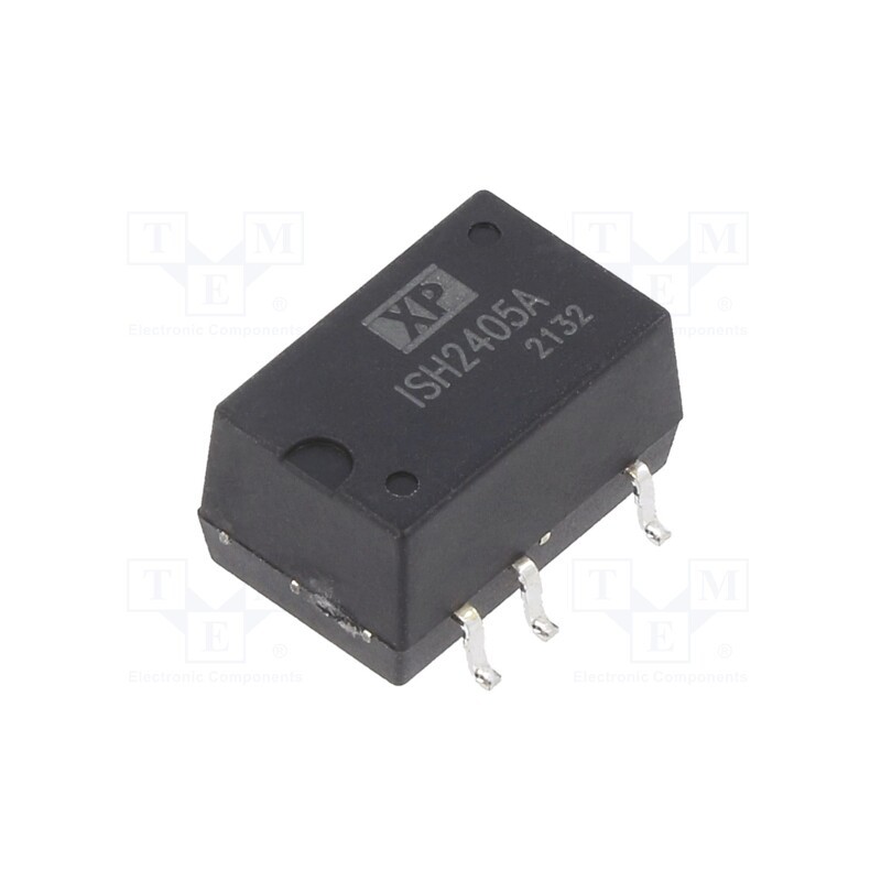 1 pcs x XP POWER - ISH2405A - Converter: DC/DC, 2W, Uin: 21.6÷26.4V, Uout: 5VDC, Iout: 400mA, SMD