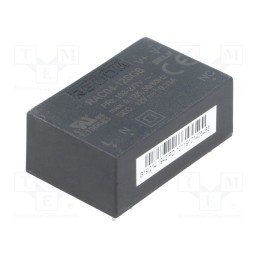 1 pcs x RECOM - RAC04-12SGB - Converter: AC/DC, 4W, 85÷305VAC, Usup: 120÷430VDC, Uout: 12VDC, 78%