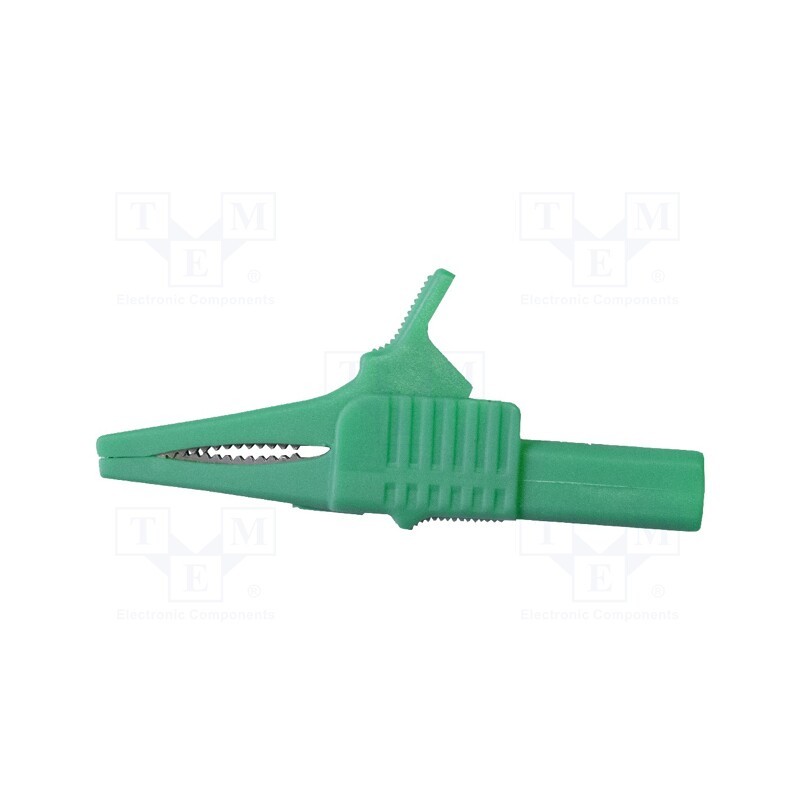 1 pcs x MUELLER ELECTRIC - BU-65-5 - Crocodile clip, 30A, 1kV, Grip capac: max.19mm, Overall len: 84mm