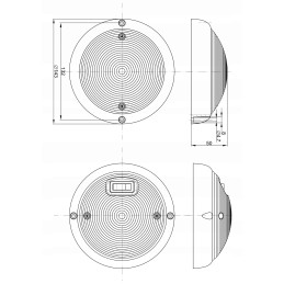 LED interior lighting lamp ft 160 crate camping camper 2 modes switch