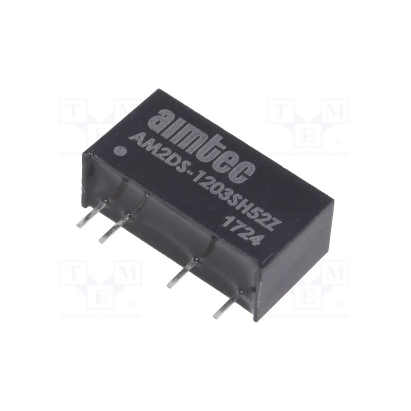 1 pcs x AIMTEC - AM2DS-1203SH52Z - Converter: DC/DC, 2W, Uin: 10.8÷13.2V, Uout: 3.3VDC, Iout: 500mA