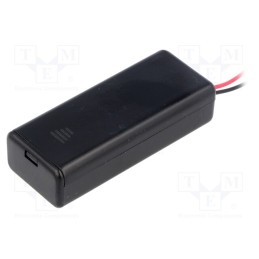 1 pcs x KEYSTONE - 2489 - Holder, AAA,R3, Batt.no: 2, on panel, leads 150mm