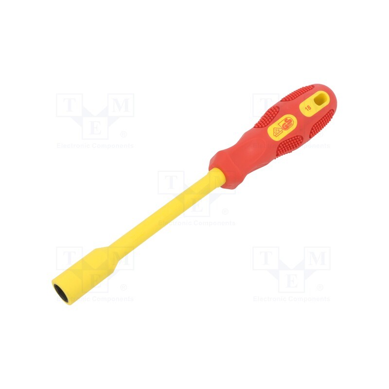 1 pcs x BM GROUP - BM1154 - Screwdriver, insulated, 6-angles socket, HEX 10mm