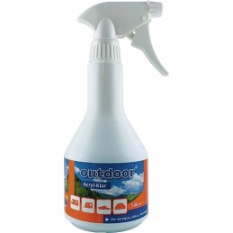 Acrylic window cleaner for a camper