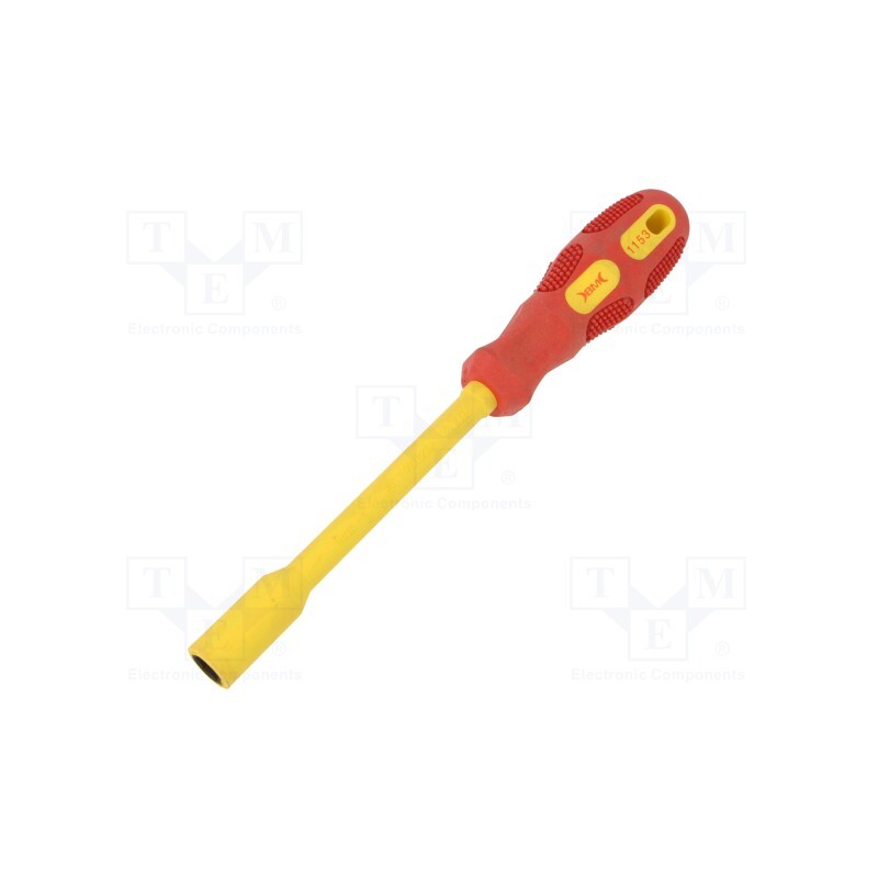1 pcs x BM GROUP - BM1153 - Screwdriver, insulated, 6-angles socket, HEX 9mm