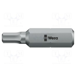 1 pcs x WERA - 5057530001 - Screwdriver bit, Hex Plus key, HEX 10mm, Overall len: 30mm