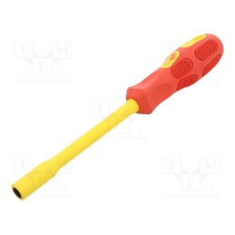 1 pcs x BM GROUP - BM1151 - Screwdriver, insulated, 6-angles socket, HEX 7mm