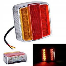 Universal LED rear lamp, 4 functions