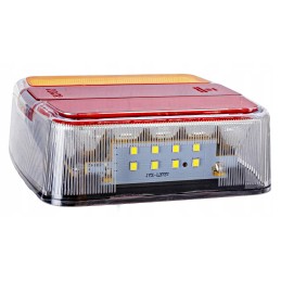 Universal LED rear lamp, 4 functions