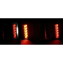Universal LED rear lamp, 4 functions