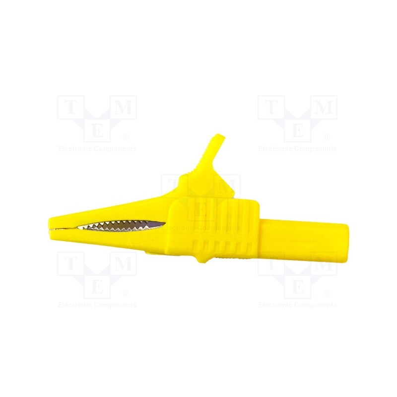 1 pcs x MUELLER ELECTRIC - BU-65-4 - Crocodile clip, 30A, 1kV, Grip capac: max.19mm, Overall len: 84mm