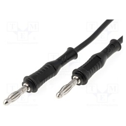 1 pcs x ELECTRO-PJP - 2019-100-SW - Test lead, 70VDC, 33VAC, 20A, banana plug 4mm,both sides, Len: 1m