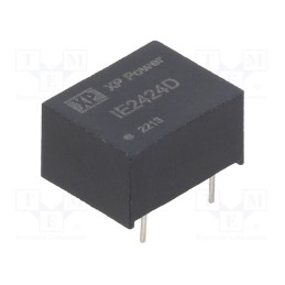 1 pcs x XP POWER - IE2424D - Converter: DC/DC, 1W, Uin: 24V, Uout: 24VDC, Iout: 42mA, DIP, 150kHz