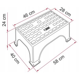 Entrance step for a 200kg camper trailer Fiamma