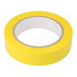 1 rol x H-OLD - H-OLD P.34 25MM 66M ŻÓŁTA - Tape: electrical insulating, W: 25mm, L: 66m, Thk: 60um, yellow, 80%