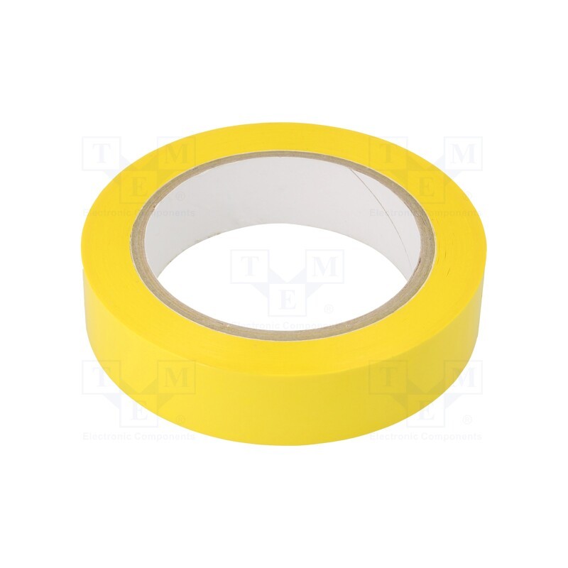 1 rol x H-OLD - H-OLD P.34 25MM 66M ŻÓŁTA - Tape: electrical insulating, W: 25mm, L: 66m, Thk: 60um, yellow, 80%