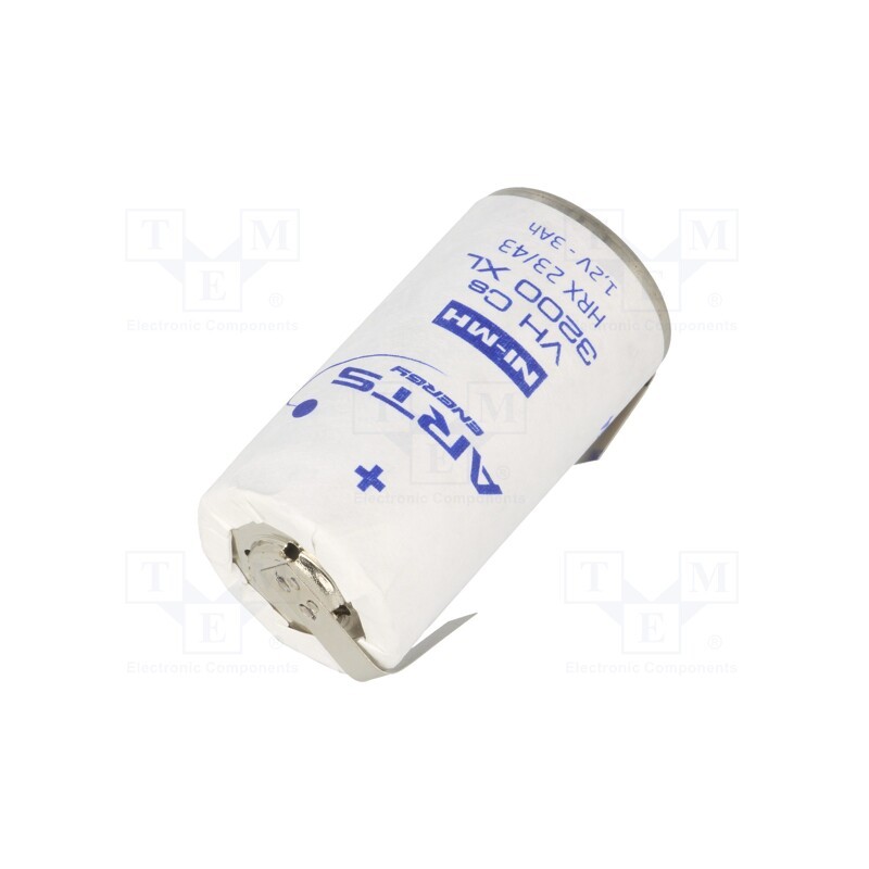 1 pcs x ARTS ENERGY - VH CS 3200 XL - Re-battery: Ni-MH, SubC, 1.2V, 3000mAh, soldering lugs