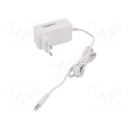 1 pcs x POS - POSC12200A-H-WH - Power supply: switched-mode, plug, 12VDC, 2A, 24W, Plug: EU, 86.2%