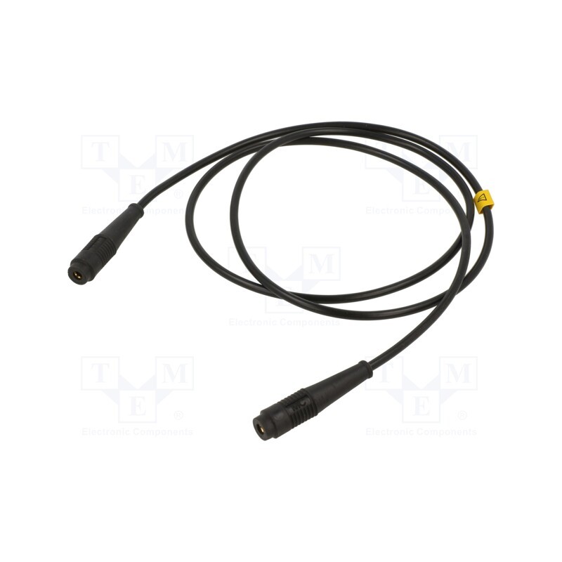 1 pcs x STu00c4UBLI - 64.1024-10021 - Test lead, 60VDC, 30VAC, 32A, banana socket 4mm,both sides, black