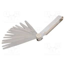 1 pcs x SCALA - 470.103C - Metric feeler gauge, Range: 0,05÷1mm, L: 100mm, Width: 13mm, 20pcs.