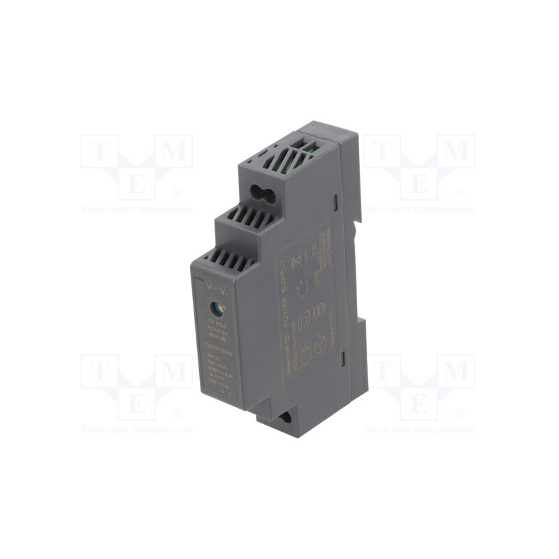 1 pcs x ESPE - ESPE-HDN1005 - Power supply: switched-mode, for DIN rail, 10W, 5VDC, 2A, OUT: 1