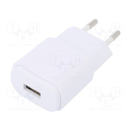 1 pcs x CELLEVIA POWER - CLW-0505-USB-WH - Power supply: switched-mode, plug, 5VDC, 1A, 5W, Plug: EU, Out: USB