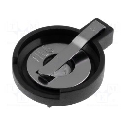 1 pcs x KEYSTONE - 103 - Socket, Batt.no: 1, horizontal,THT, H: 6mm, Ø: 20mm