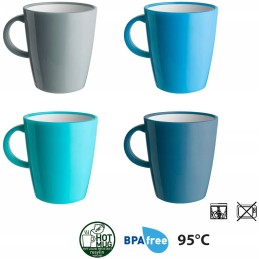 Brunner mug abs aquarius melamine mug 300 ml