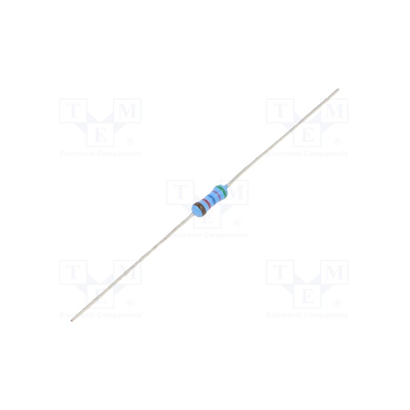 10 pcs x VISHAY - MRS25000C5762FCT00 - Resistor: thin film, THT, 57.6kΩ, 600mW, ±1%, Ø2.5x6.5mm, 50ppm/°C