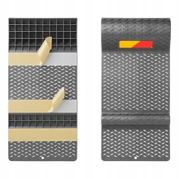 Parking mat under the wheel, garage parking assistant