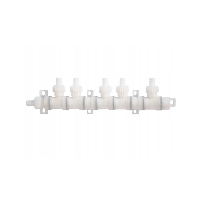 Splitter for water installations with 5 outlets for 10 mm hoses, turismus store pl