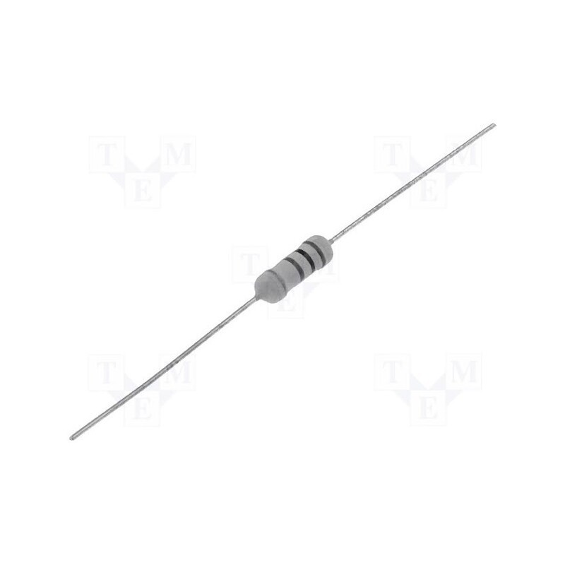 20 pcs x SR PASSIVES - MOF1WS-8K2 - Resistor: metal oxide, THT, 8.2kΩ, 1W, ±5%, Ø3.2x9mm, axial