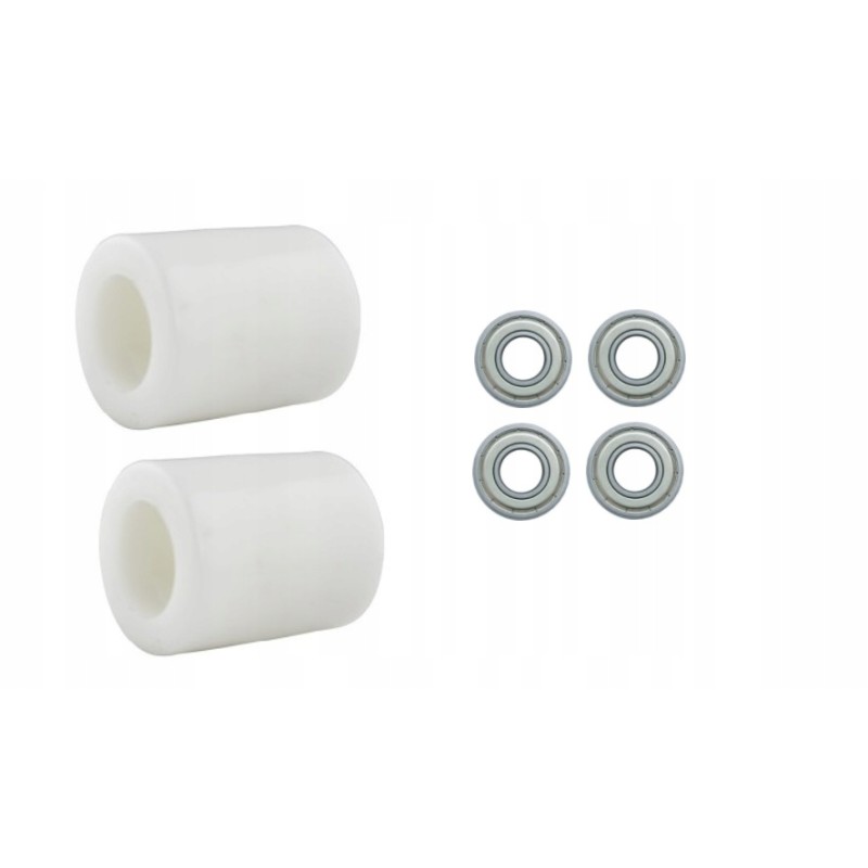 Set of rollers with bearings, single carriage, AC25