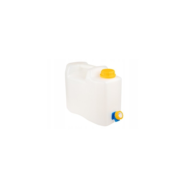Drinking water container with valve and tap, 5l