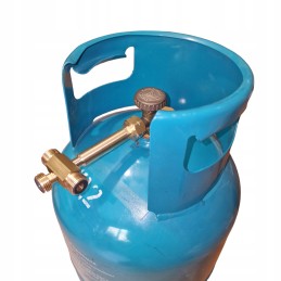 Gas cylinder connector 3x 21 8 l external 21 8 l internal distributor
