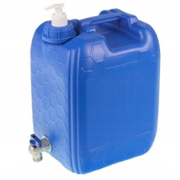 Water bank container with dispenser, 10l, blue