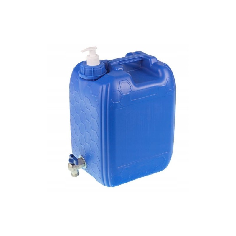 Water bank container with dispenser, 10l, blue