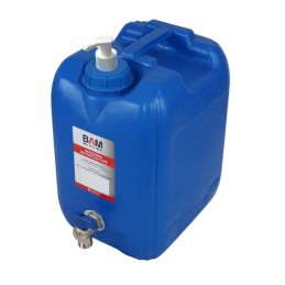 Water bank container with dispenser, 10l, blue