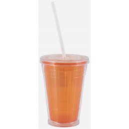 Gimex cup with lid and straw 500 ml